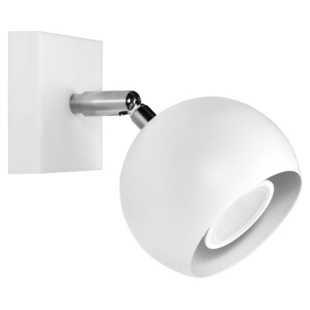 Nástenné svietidlo OCULARE biele 1x40W GU10 Sollux Lighting