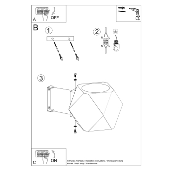 Nástenné svietidlo WOODY prírodné drevo 1x40W G9 Sollux Lighting