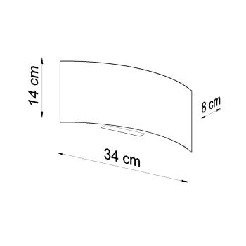 Nástenné svietidlo MAGNUS čierne 2x40W G9 Sollux Lighting