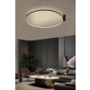 Plafond RING S čierny 1xLED 3000K Light Prestige