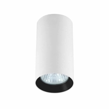 MANACOR povrchové svietidlo bielo-čierne 1x50W GU10 13 cm Light Prestige